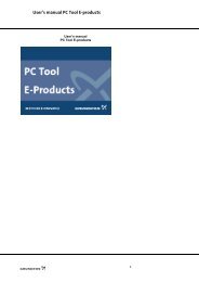 User's manual PC Tool E-products - User - Grundfos