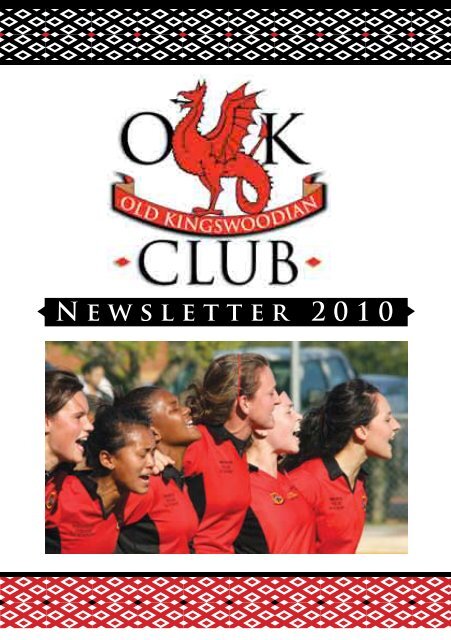 the annual OK Club Newsletter - Kingswood College