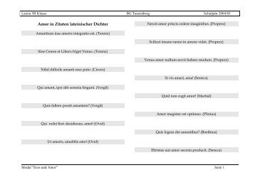 Amor in Zitaten lateinischer Dichter - Gratis Webspace für ...