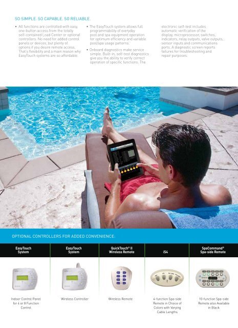 EasyTouch Pool and Spa Control Systems Paired with - Pentair