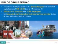 Langsat Terminal Centralised Tankage Facility - Dialog Malaysia