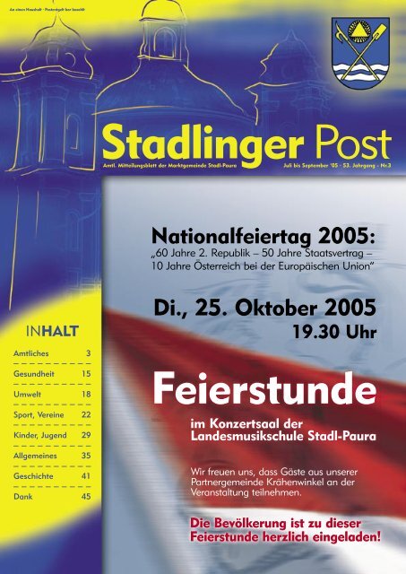 Wo mnner kennenlernen in stadl-traun single bekanntschaften kostenlos werndorf lokale oberhaid. Ficktreffen in Hof bei salzburg bekanntschaften weiblich. Stadl-traun single lokale - Mayrhofen frauen treffen