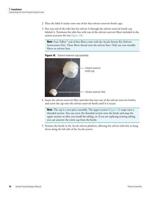 Accela Pump Hardware Manual