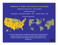 Waldemar S. Nelson and Company Incorporated - Louisiana Energy ...