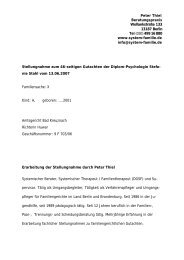 Peter Thiel Beratungspraxis Wollankstraße 133 ... - System-Familie