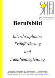 Interdisziplinäre Frühförderung und Familienbegleitung - Sozial