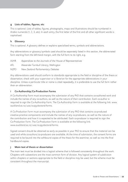 Guide to Theses and Dissertations - The University of Auckland