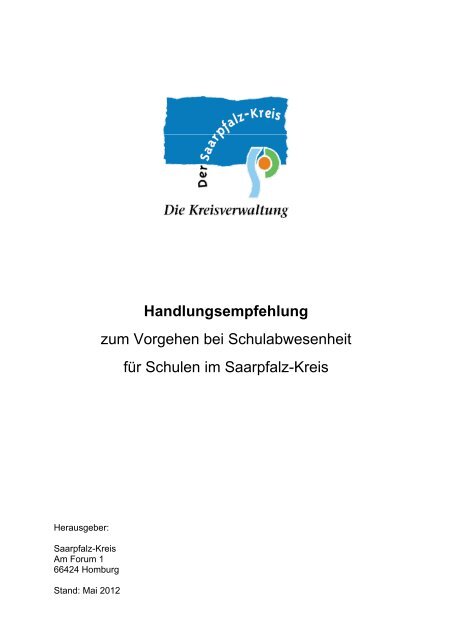 Handlungsempfehlung zum Vorgehen bei ... - Saarpfalz-Kreis