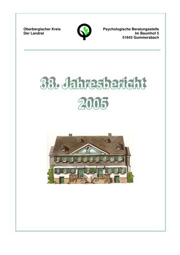 Jahresbericht 2005 - Oberbergischer Kreis