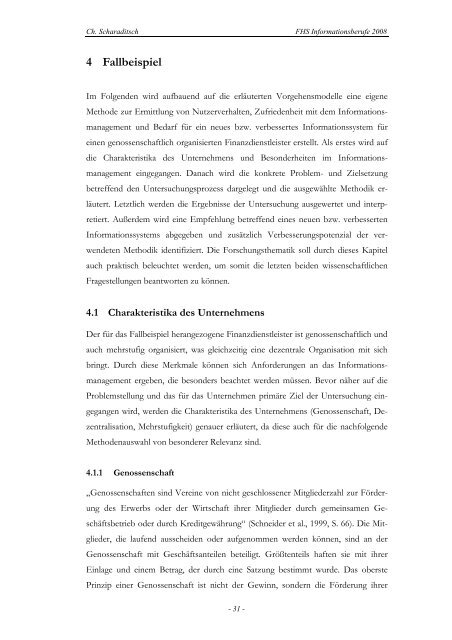 Informationsanalyse in Theorie und Praxis am Beispiel eines ... - E-LIS