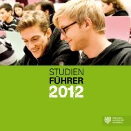 Studienführer 2012 - ZSB - Bergische Universität Wuppertal