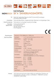 NOVISAN SK 4 SANIERUNGSMÖRTEL - Schretter & CIE