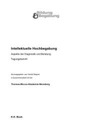 Intellektuelle Hochbegabung - Bildung & Begabung gemeinnützige ...