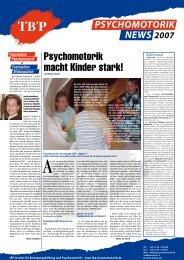 Psychomotorik macht Kinder stark! - IBP Institut für ...
