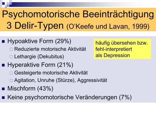 Enzephalopathie in der Notaufnahme