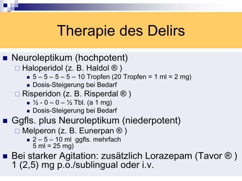 Enzephalopathie in der Notaufnahme