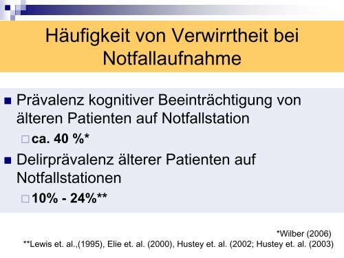 Enzephalopathie in der Notaufnahme