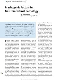 Psychogenic Factors in Gastrointestinal Pathology - Bio Pathica Ltd