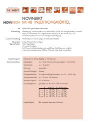 NOVINJEKT IM 40 - Schretter & CIE