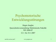 Psychomotorische Entwicklungsstörungen - Psychoforum.de