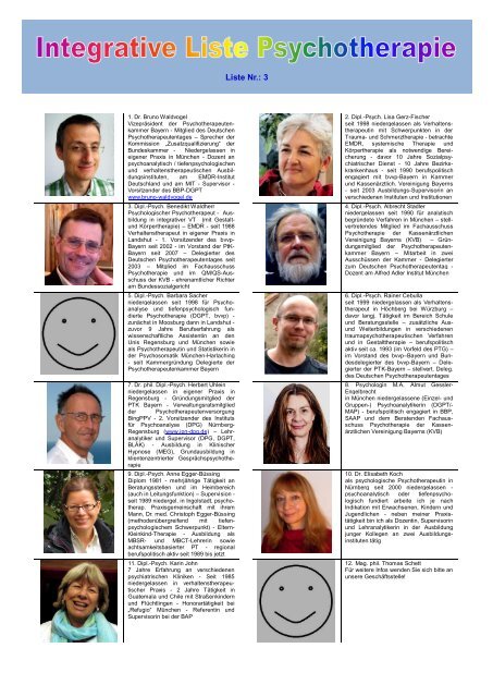 Download als PDF - Integrative Liste Psychotherapie