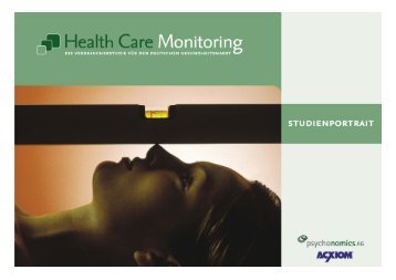 Health Care Monitoring - Studienportrait 1 © psychonomics - YouGov