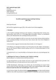 bestimmungen - beim Hamburger Triathlon Verband eV
