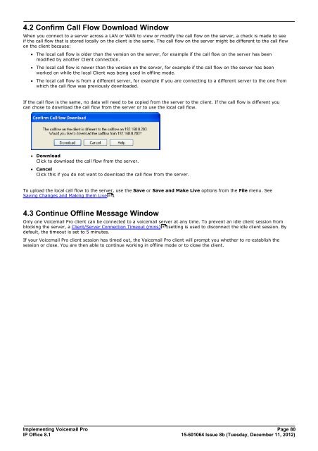 Voicemail Pro installation - IP Office Info