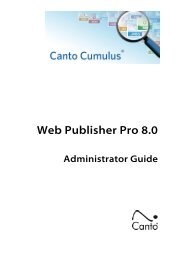 Administrator Guide - Canto Cumulus