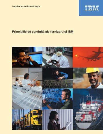 Principiile de conduită ale furnizorului IBM