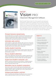 Vision Pro Datasheet - Netop