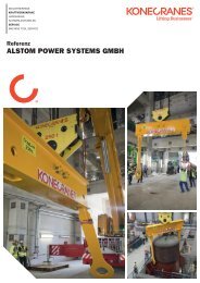 ALSTOM POWER SYSTEMS GMBH - Konecranes