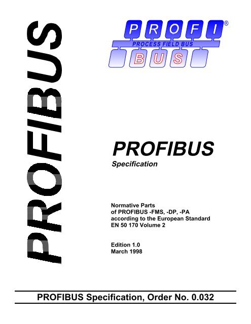 Profibus Specification Normative Parts