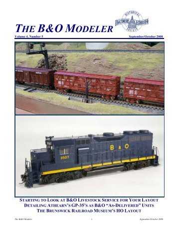 B&O Modeler - Baltimore and Ohio Railroad Historical Society