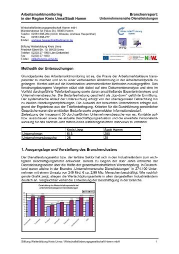 Branchenbericht Unternehmensnahe Dienstleistungen - Stiftung ...