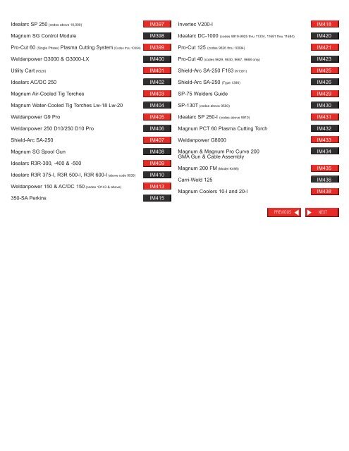 Lincoln Idealarc Sp 250
