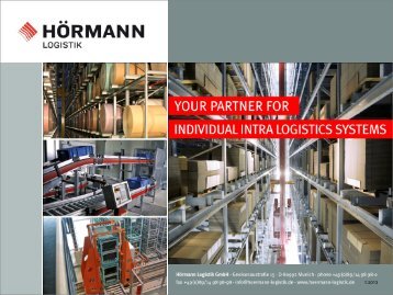 Warehouse logistics system - Hörmann Logistik GmbH