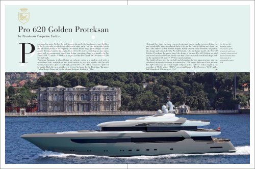 Pro 620 Golden Proteksan - Selahattin Üldas - Yacht Designer