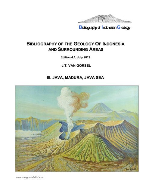Download pdf Chapter III. JAVA - Bibliography of Indonesia Geology