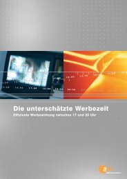 Die unterschätzte Werbezeit - ZDF Werbefernsehen