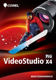 Benutzerhandbuch Corel VideoStudio Pro - Corel Corporation