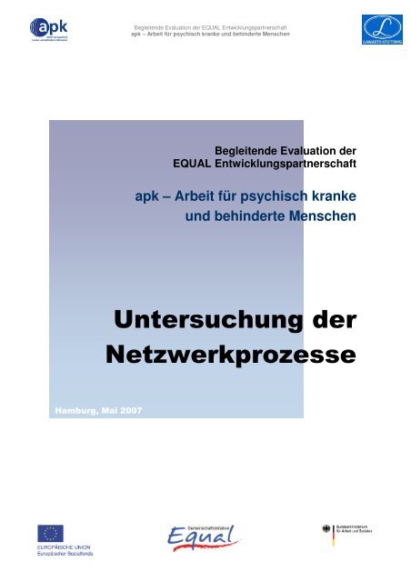 Bericht Netzwerkanalyse - Lawaetz-Stiftung / EU-Kompetenz (BEW)