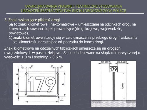 UWARUNKOWANIA PRAWNE I TECHNICZNE STOSOWANIA ...