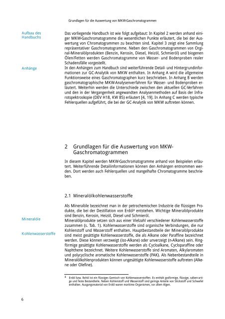 Auswertung von Mineralöl-Gaschromatogrammen - Hessisches ...