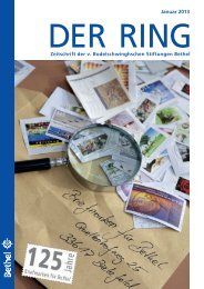 DER RING - v. Bodelschwinghsche Stiftungen Bethel