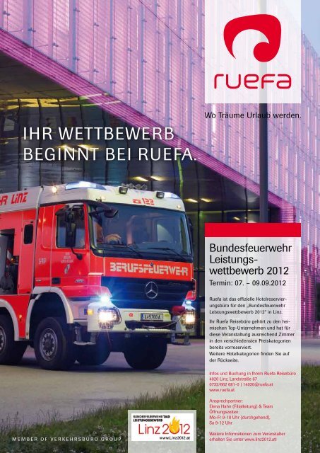 ihr wettbewerb beGinnt bei ruefa. - Linz 2012