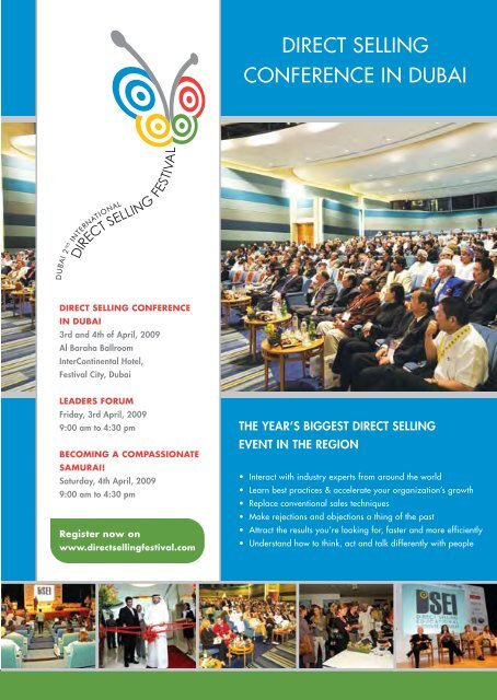 DSF CONFERENCE BROCHURE - Direct Selling Festival