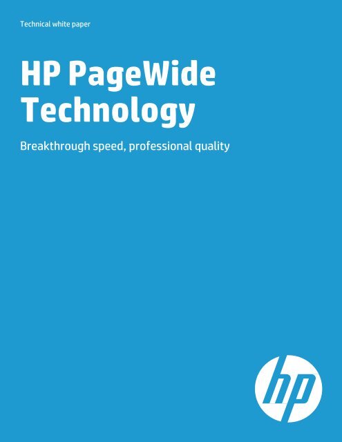 hp pagewide technology