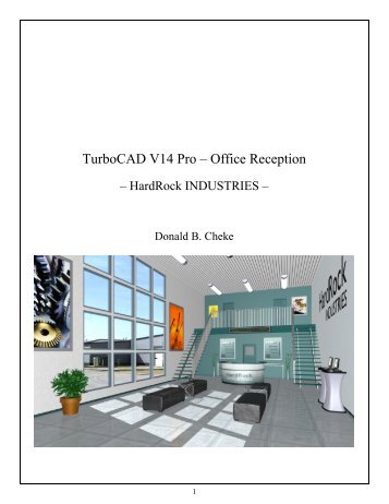 TurboCAD V14 Pro - Office Reception - Textual Creations
