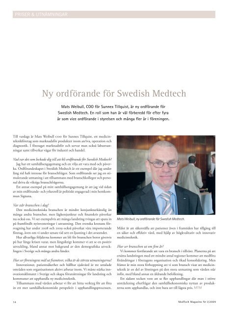 karin johansson - Medtech Magazine